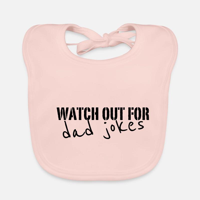 dad jokes Organic Baby Bibs