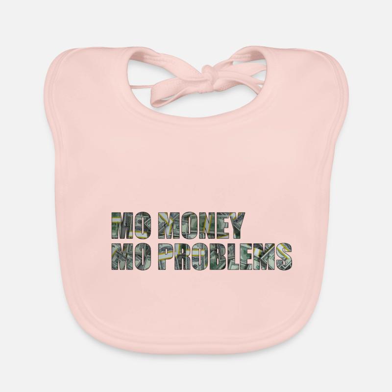 more money more problems Organic Baby Bibs