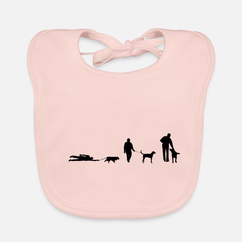 Gassi gehen Hund Evolution Baby Bio-Lätzchen