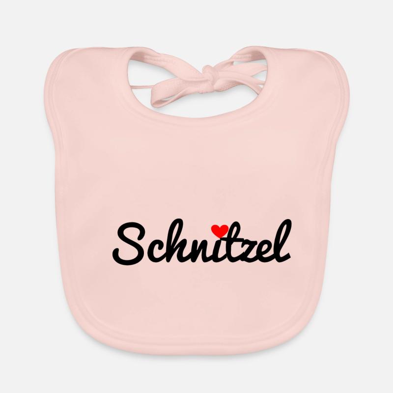 schnitzel - Bavoir bio Bébé - rose