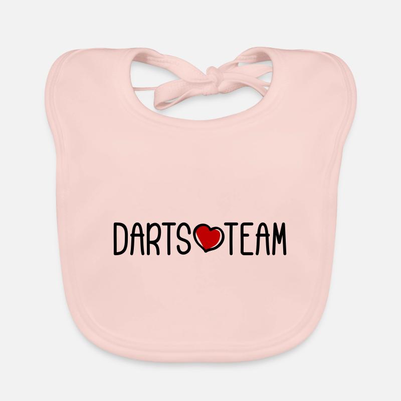 Équipe de fléchettes Bavoir bio Bébé
