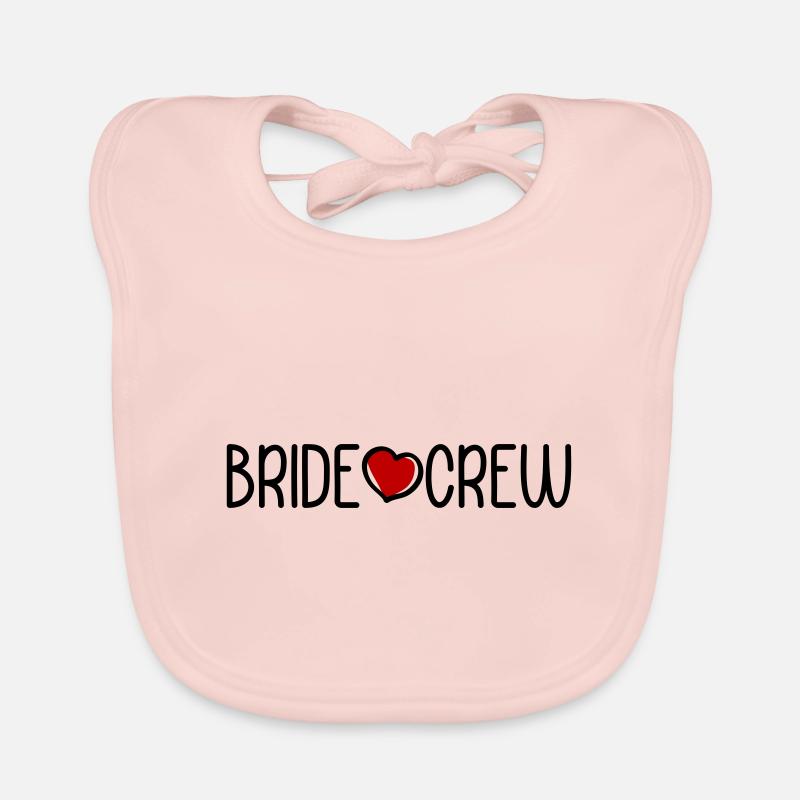 Bride Crew Baby Bio-Lätzchen
