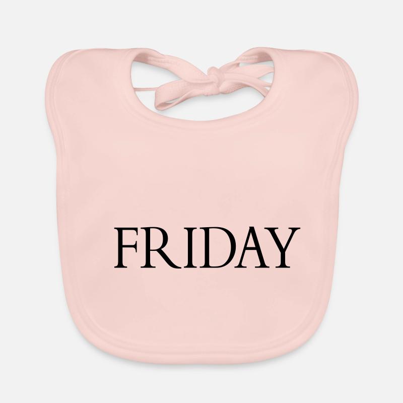 friday, vendredi Bavoir bio Bébé