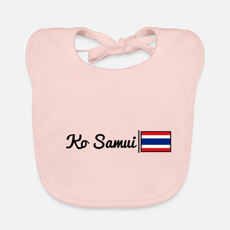 Ko Samui - Thaïlande Bavoir bio Bébé