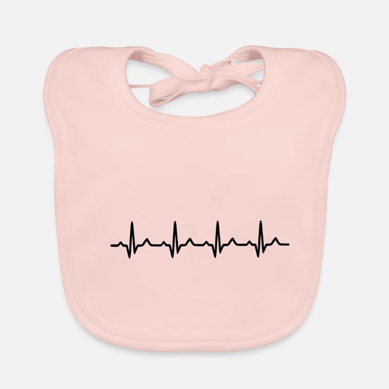 ELECTROCARDIOGRAM Organic Baby Bibs