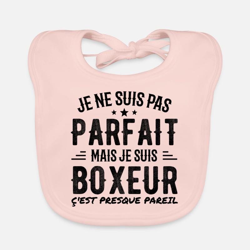 Pas Parfait Mais Boxeur Bavoir bio Bébé