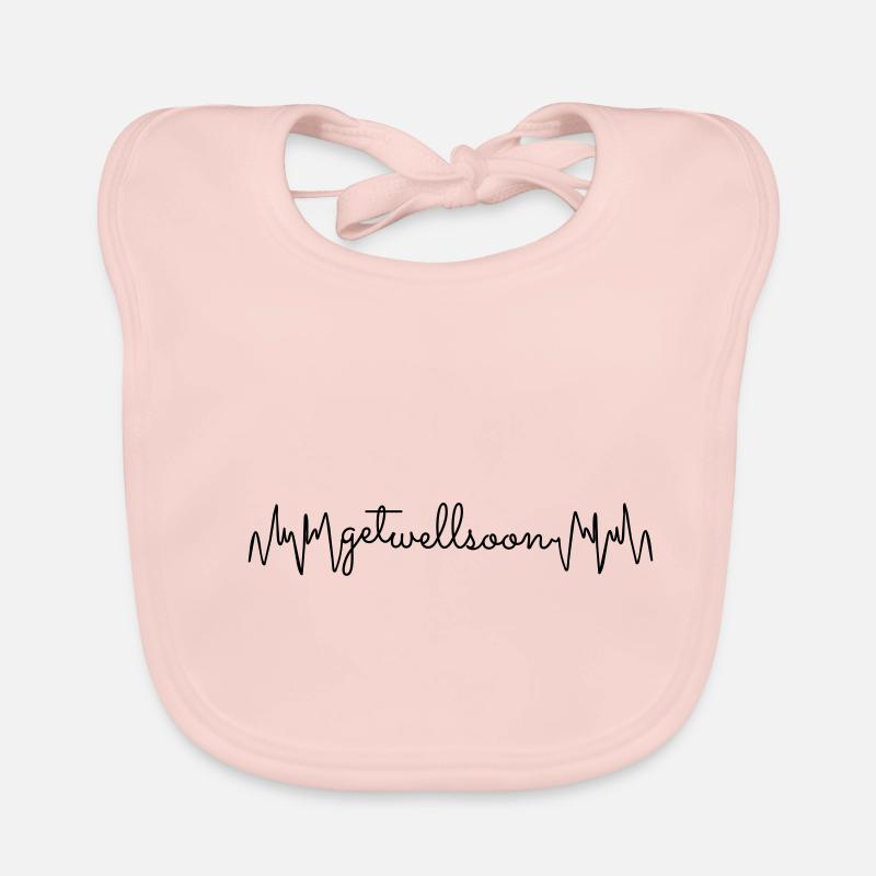 get well soon Organic Baby Bibs