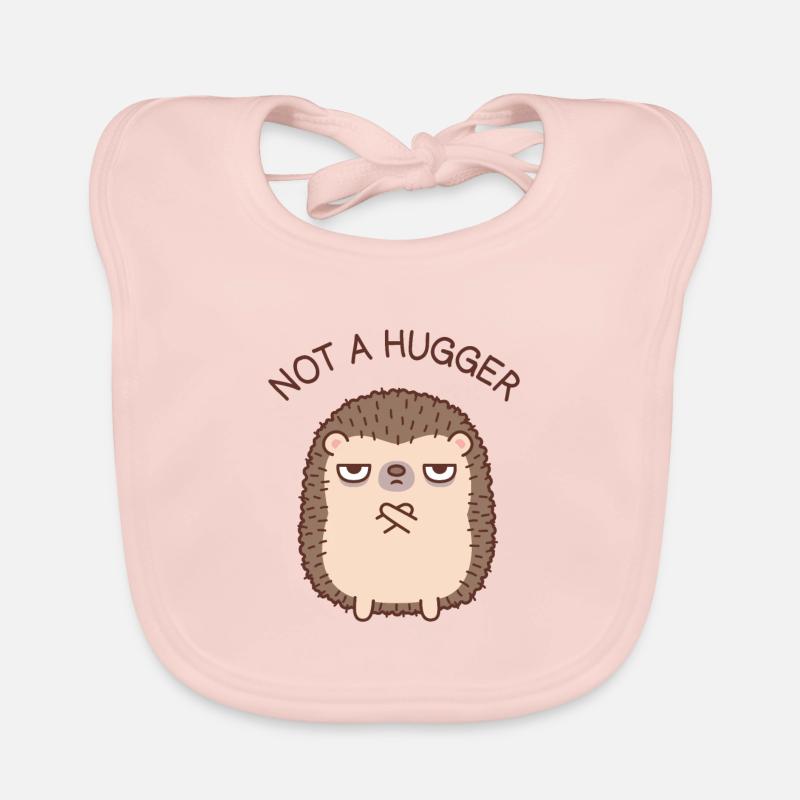 Drôle de hérisson pas un griffonnage hugger Bavoir bio Bébé