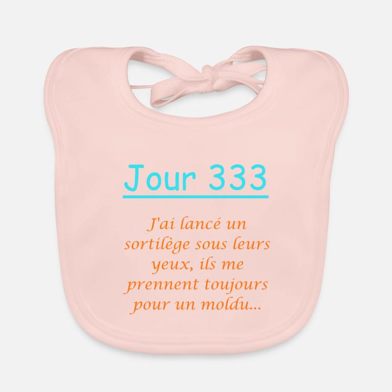 Jour 333 sortilège Bavoir bio Bébé
