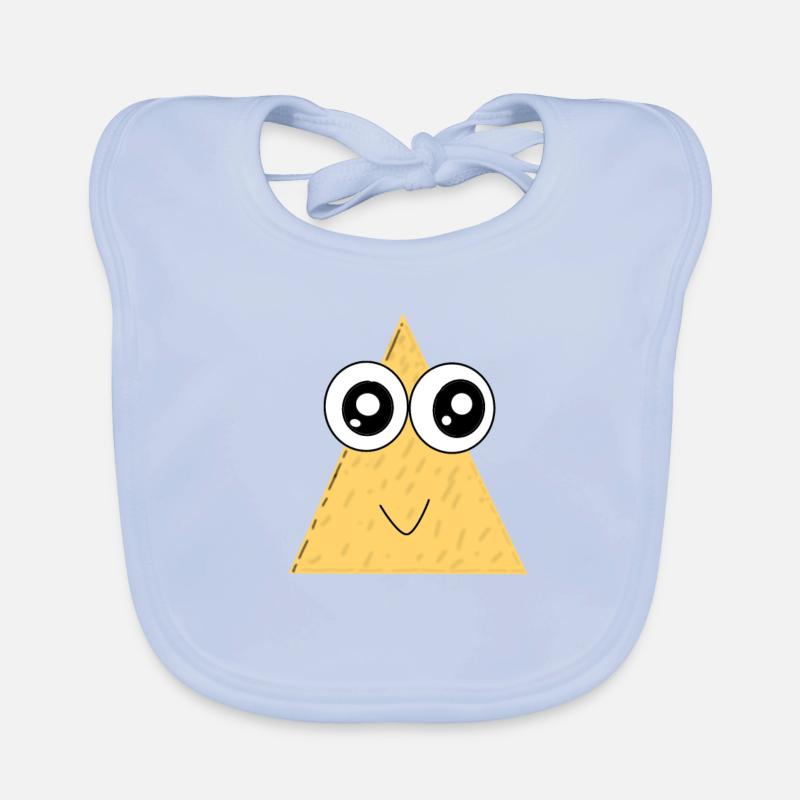 Taco Nacho Comicstyle Glubschaugen Baby Bio-Lätzchen