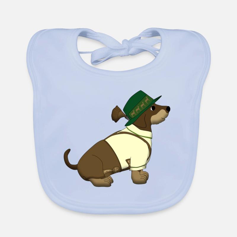 bavarian teckel sit Bavoir bio Bébé