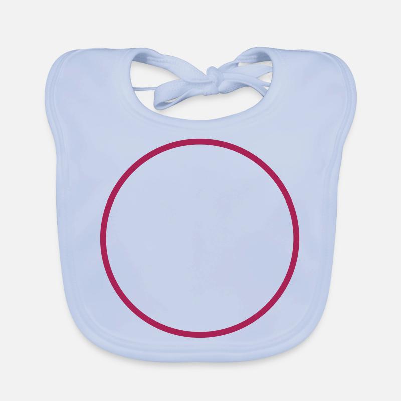 Circle, round, ellipse, circles, vector, round circle Organic Baby Bibs