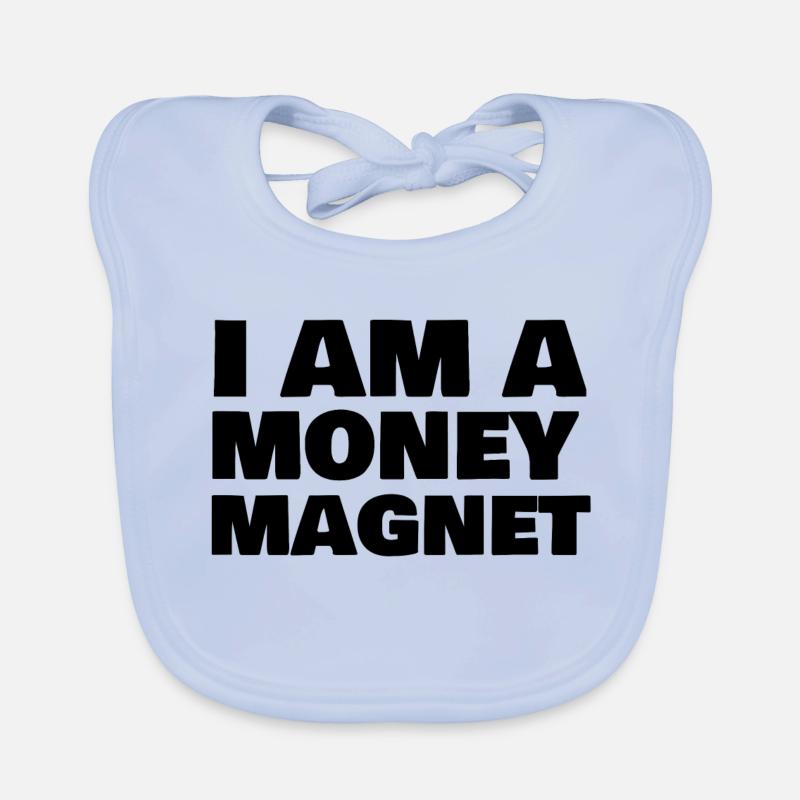 Aimant d'argent Bavoir bio Bébé