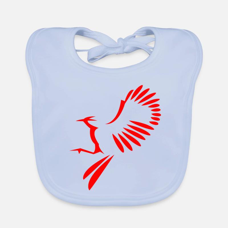 Illustration oiseau Bavoir bio Bébé