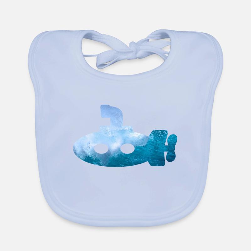 sous-marin Bavoir bio Bébé