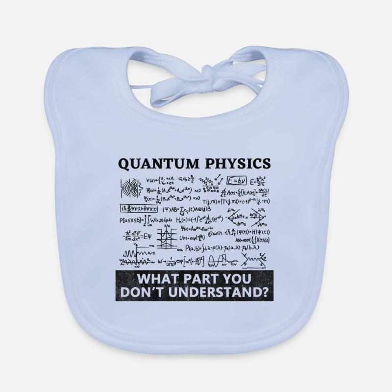 Quantum Physics Quantum Physics Organic Baby Bibs