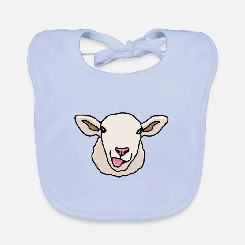 Moutons Bavoir bio Bébé