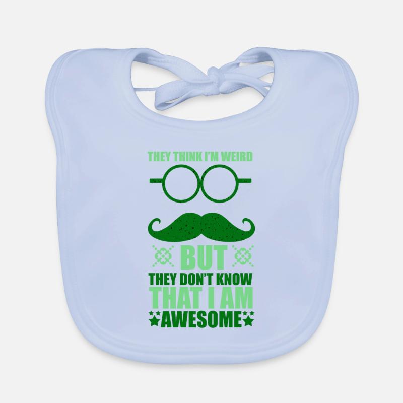 Schnurrbart Schnauzbart Schnauzer Bart Mustache Baby Bio-Lätzchen