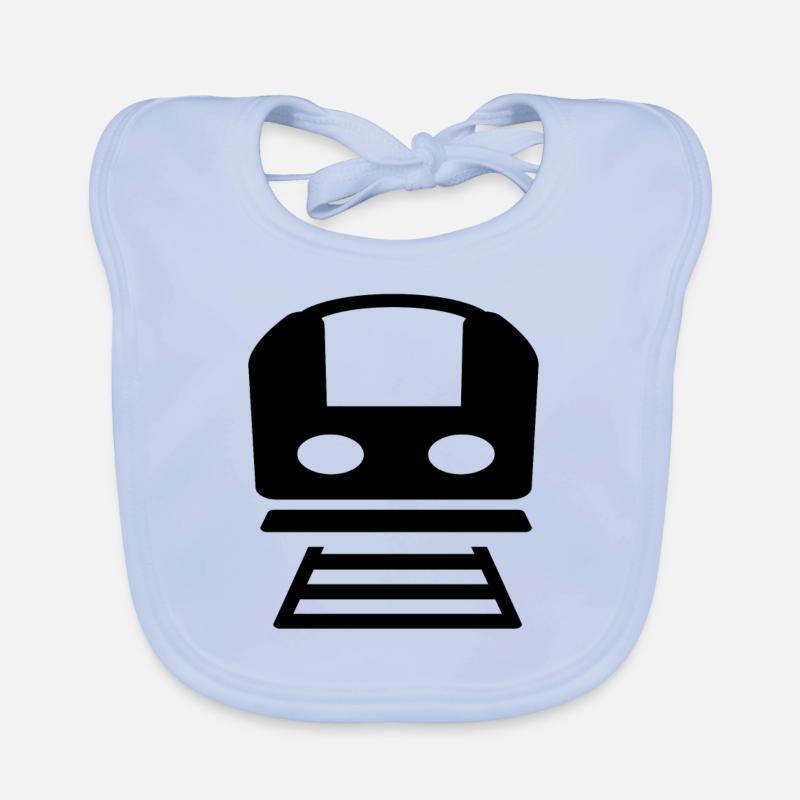 TRAIN Bavoir bio Bébé