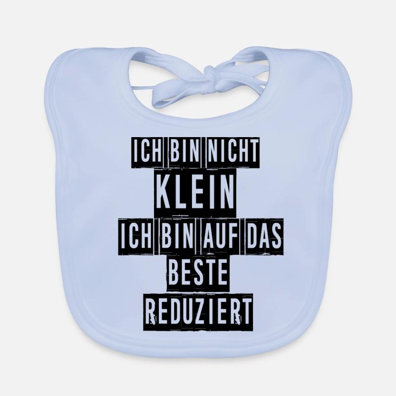 Ich bin nicht klein Baby Bio-Lätzchen