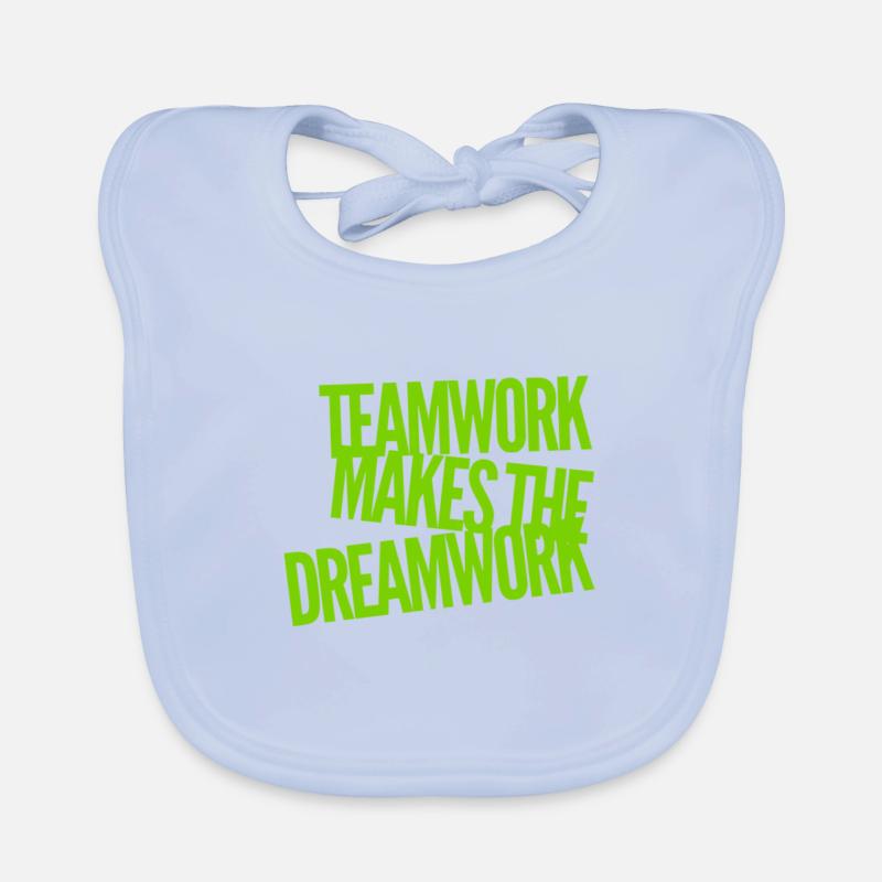Teamwork ist super Baby Bio-Lätzchen