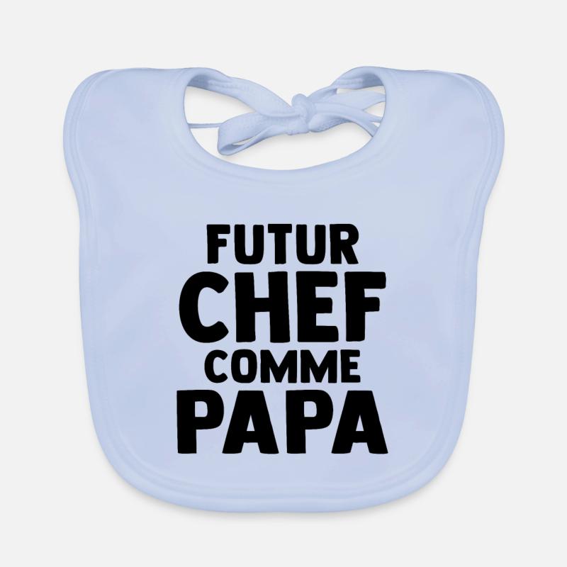 futur chef comme papa Bavoir bio Bébé