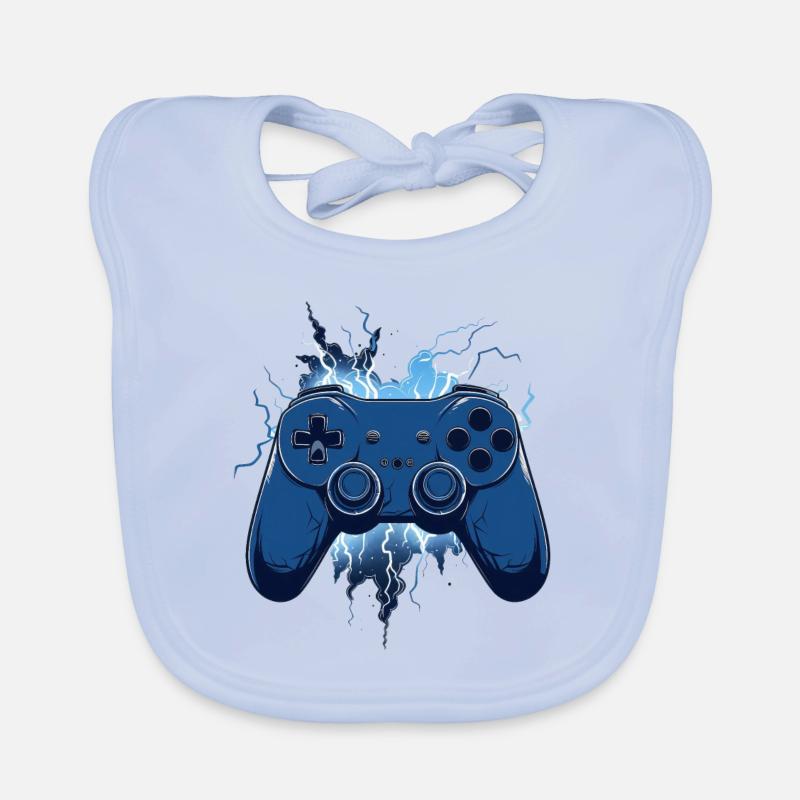 Gaming Controllers Organic Baby Bibs