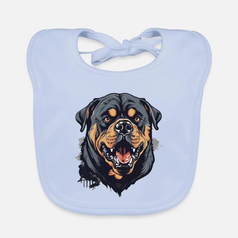Rottweiler Bavoir bio Bébé