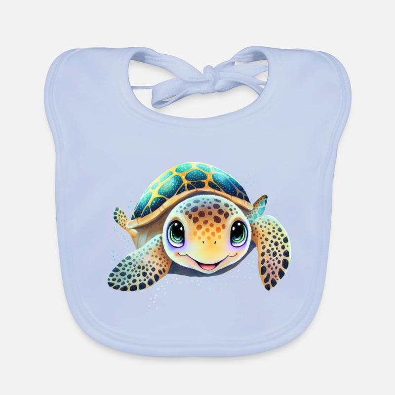 Turtle Organic Baby Bibs