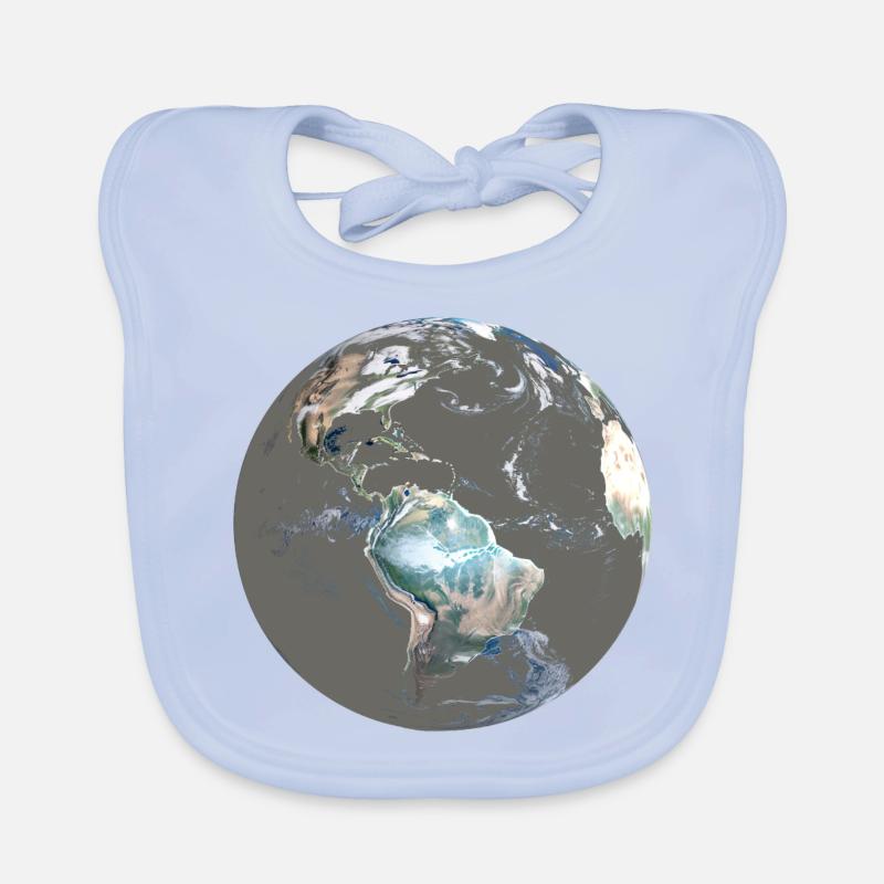 Blauer Planet Adieu, oder Rettet die Erde! Jetzt! Baby Bio-Lätzchen