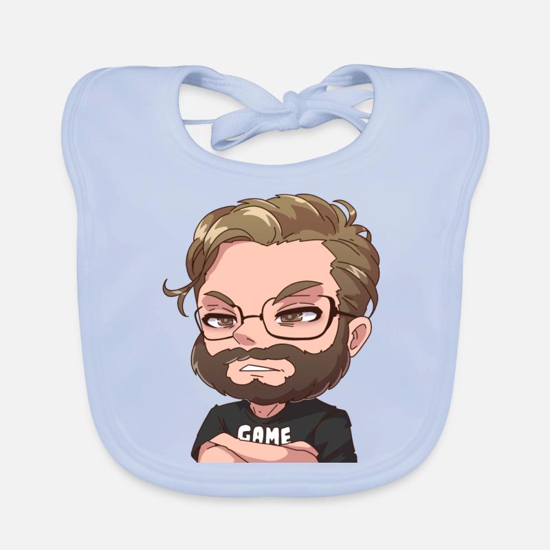 Genervter Manny Baby Bio-Lätzchen