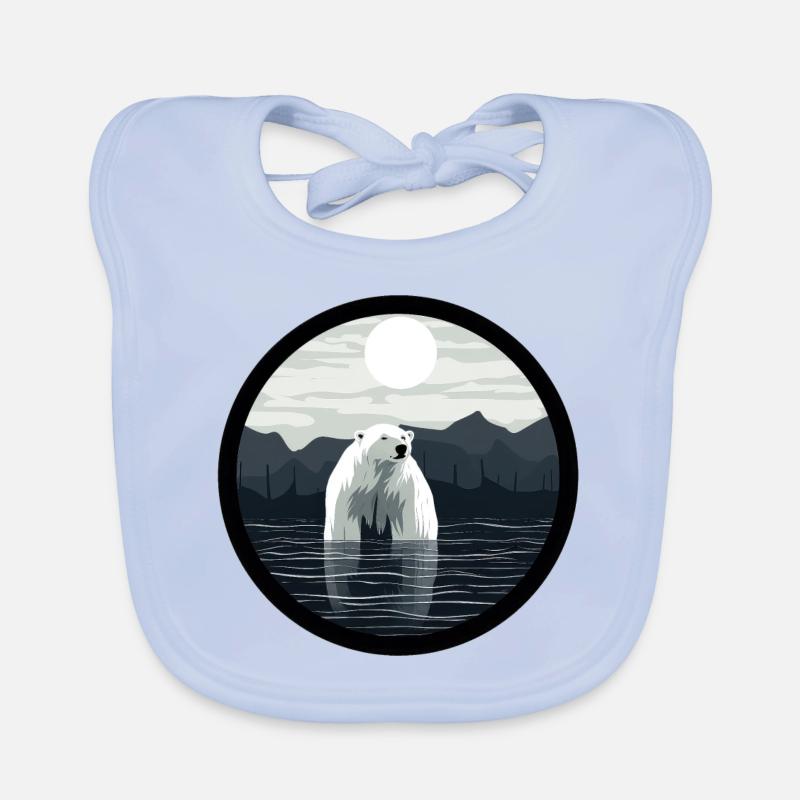 Eisbär Baby Bio-Lätzchen