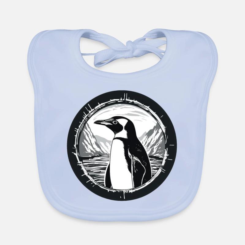Pingouin Bavoir bio Bébé
