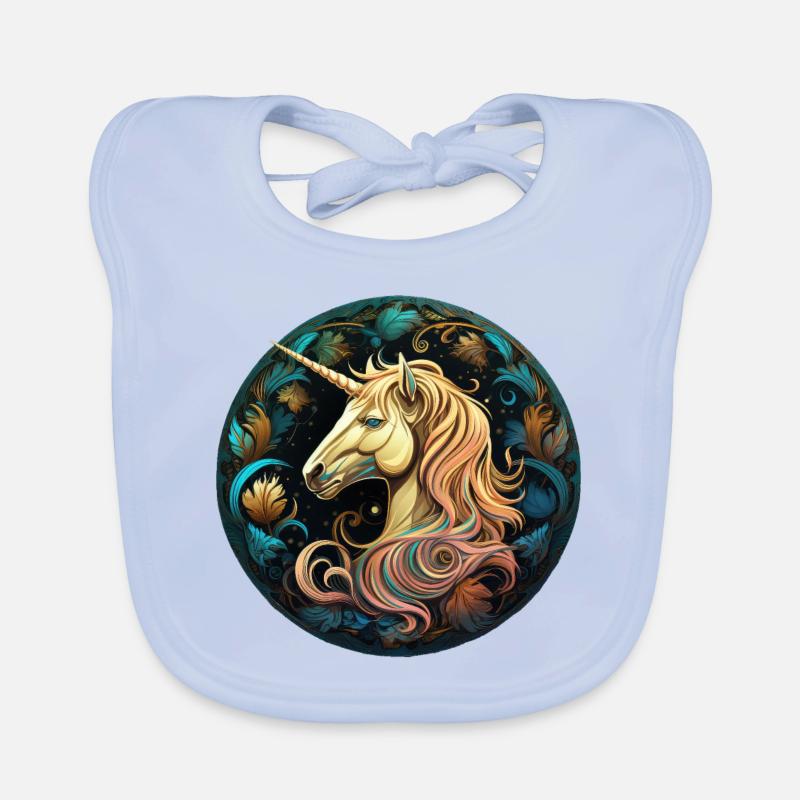 Unicorn Organic Baby Bibs