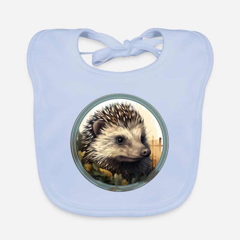Hedgehog Organic Baby Bibs