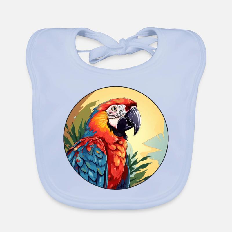 Parrot Organic Baby Bibs