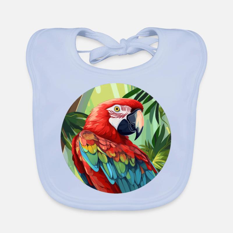 Perroquet Bavoir bio Bébé