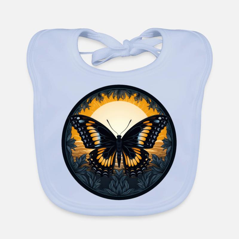Butterfly Organic Baby Bibs