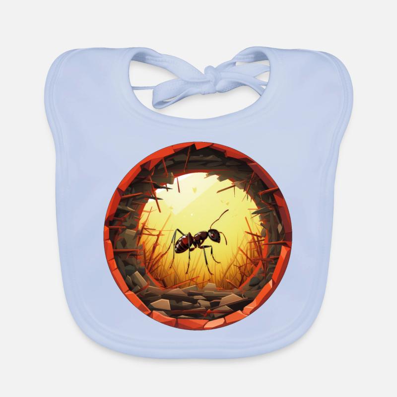 Fourmi Bavoir bio Bébé