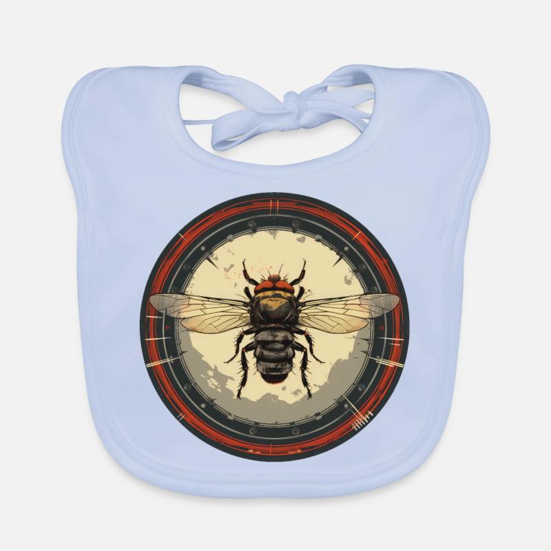 Fliege Baby Bio-Lätzchen