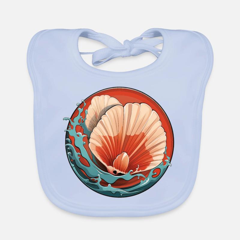 Shell Organic Baby Bibs