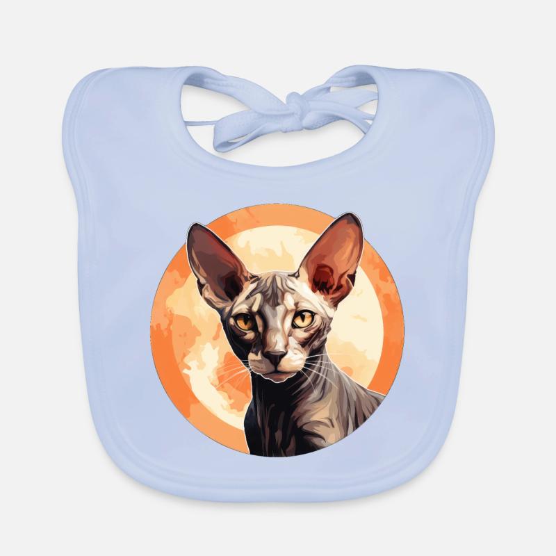 Cornish Rex Katze Baby Bio-Lätzchen