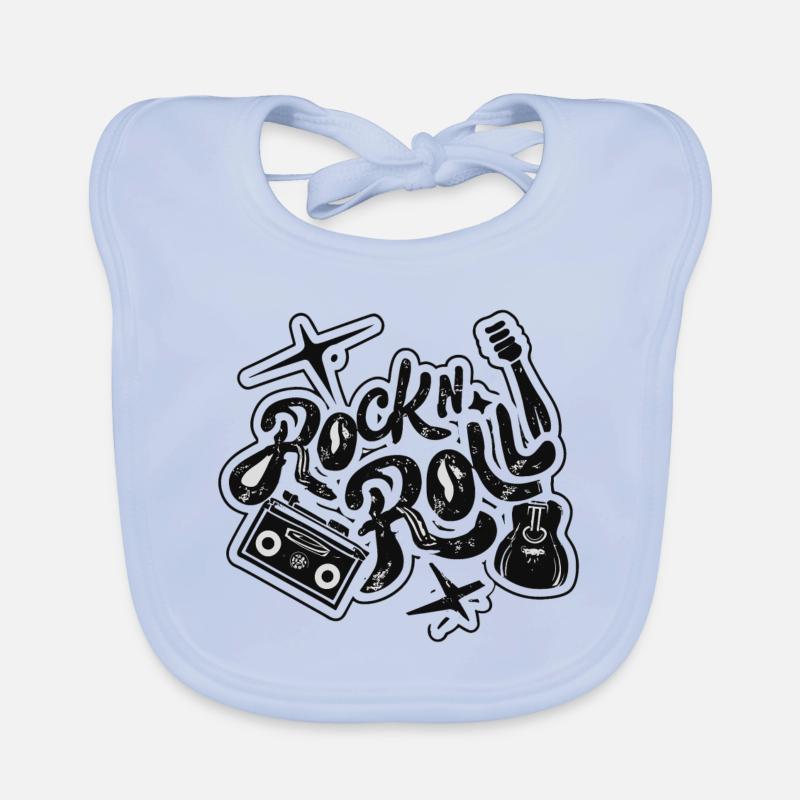 Rock And Roll Baby Bio-Lätzchen