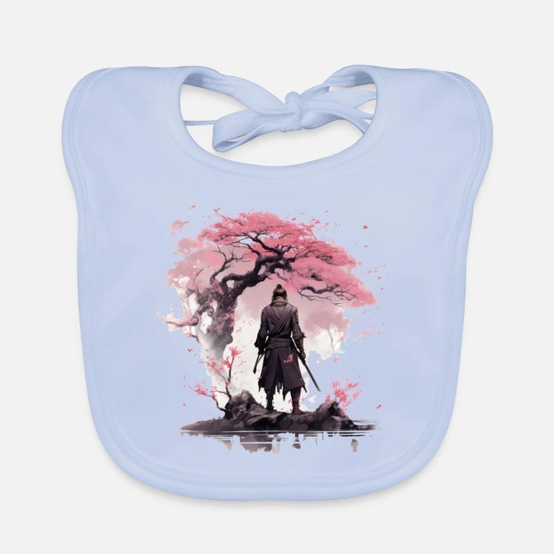Sakura Samouraï Bavoir bio Bébé