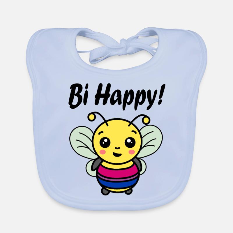 Bi happy Design Pride Organic Baby Bibs