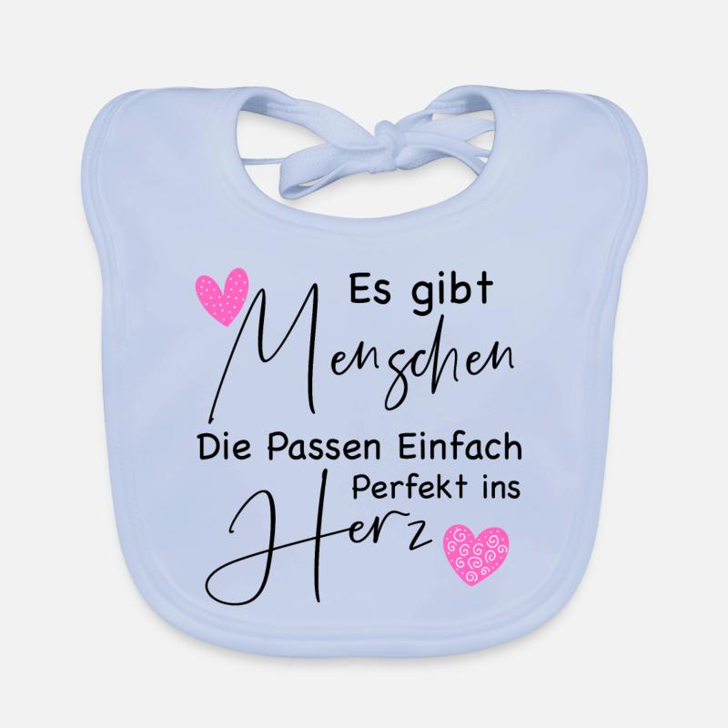 Geschenk Beste freundin, Liebe Spruch Geschenkidee Baby Bio-Lätzchen