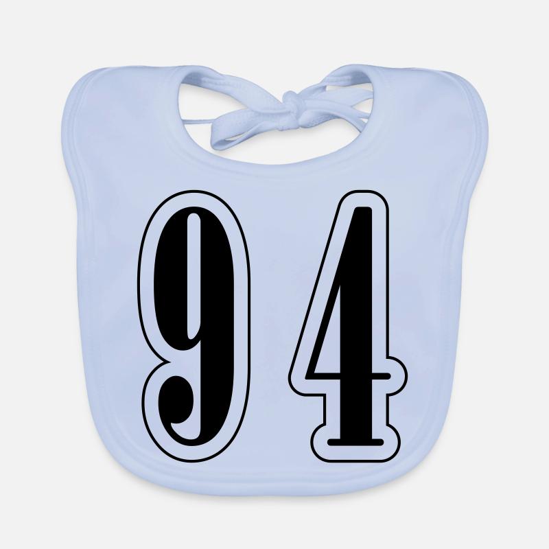94 Symbole numérique Bavoir bio Bébé