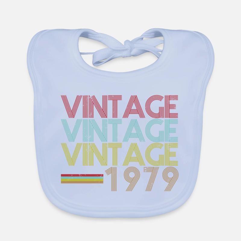Vintage 1979 Geburtstag Baby Bio-Lätzchen
