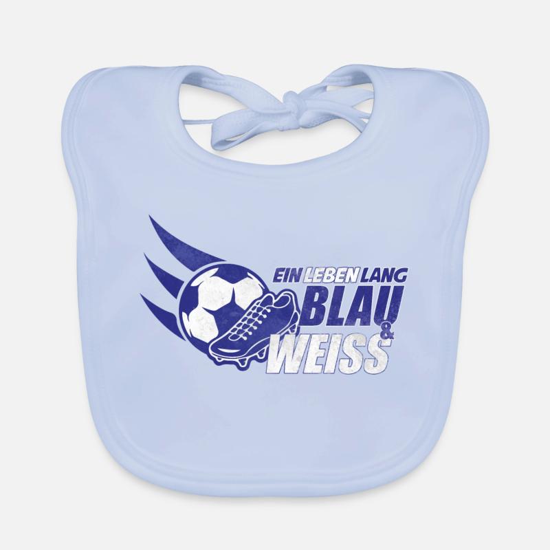 Blue & white a lifetime gift idea Organic Baby Bibs