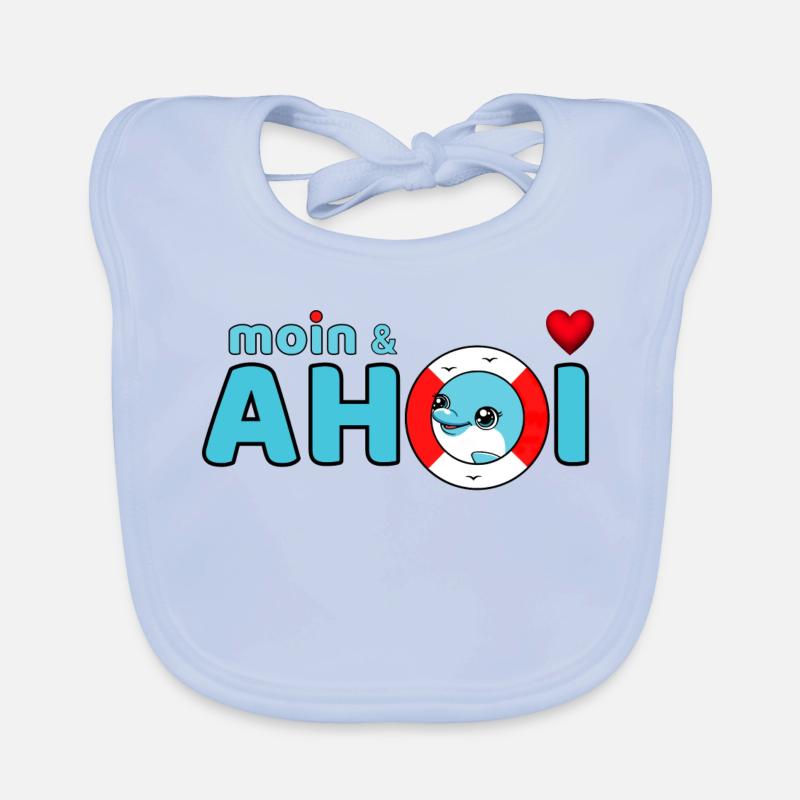 Moin et Ahoy Bavoir bio Bébé